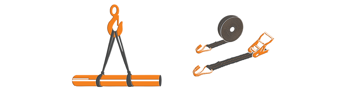 Hebe- und Zurrtechnik