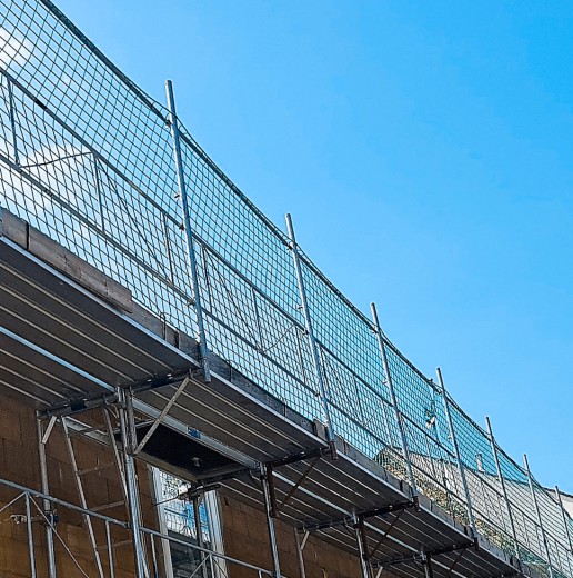 Seitenschutznetz per m² (nach Maß)