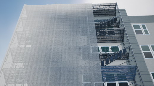 STAUBSCHUTZNETZE unbedruckt - 2,70 x 100 m