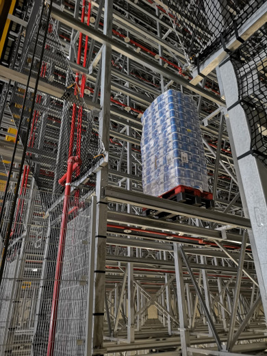 Regalschutznetz Polypropylen (PP) – 5 mm, Maschenweite 45 × 45 mm