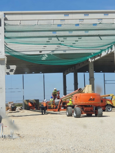 Personenauffangnetz per m² (nach Maß)