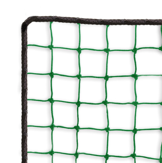 Ballfangnetz Polyethylen (PE) geknotet, Maschenweite 100 × 100 mm