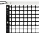 Tennisspielfeldnetz, verstärkt