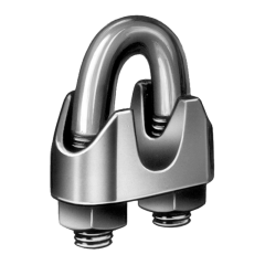 Drahtseilklemme, ehemals DIN 741